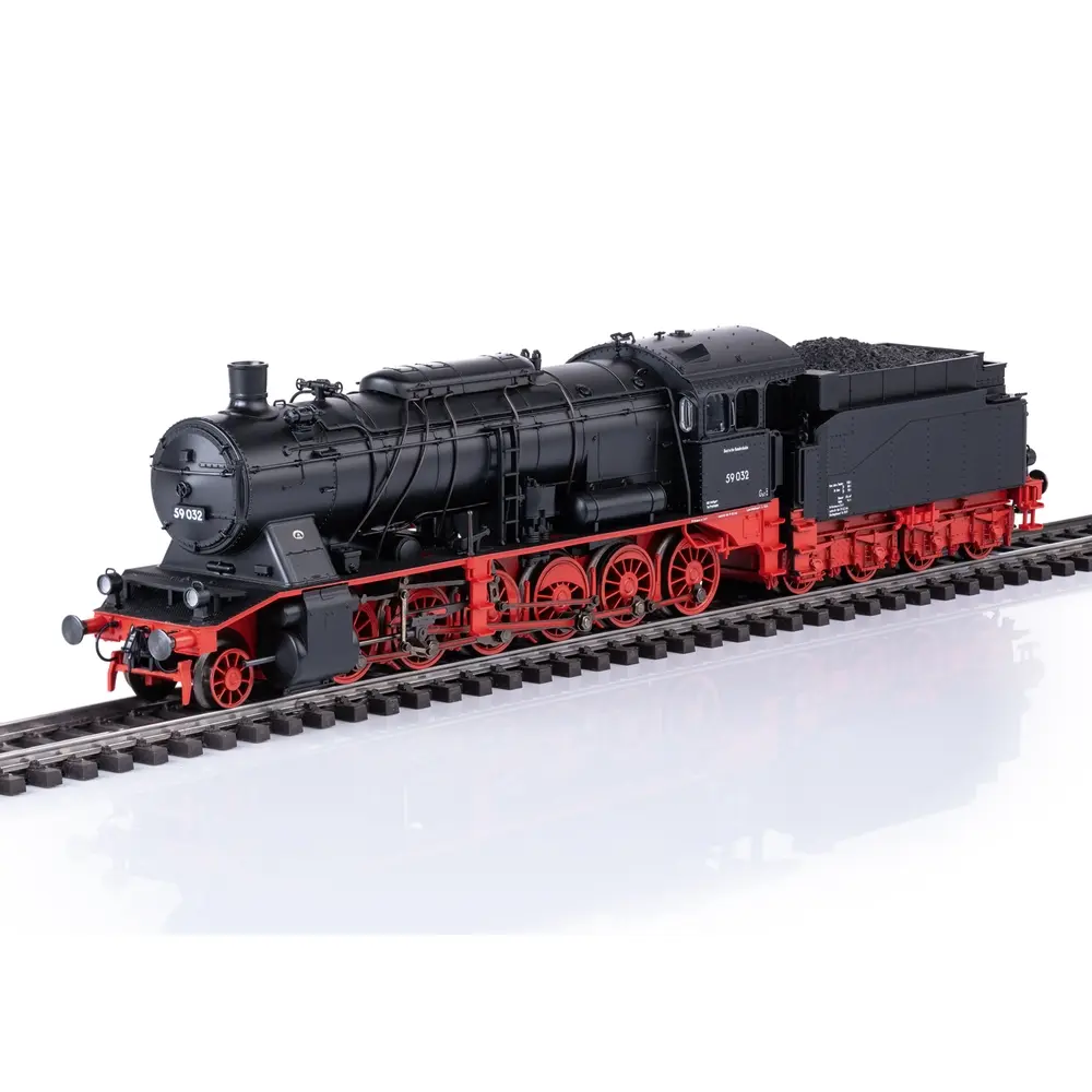 Locomotive vapeur série 59 - Trix T25059 - DB - HO 1/87 - EP. III - Digital sound - 2R