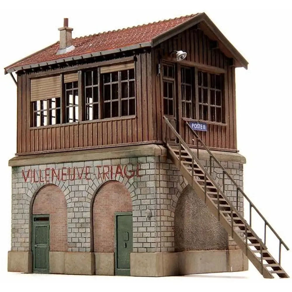 Tour de Signalisation à Villeneuve-Triage - Kit Résine - Non Peint - Artitec 10.182 - HO 1/87