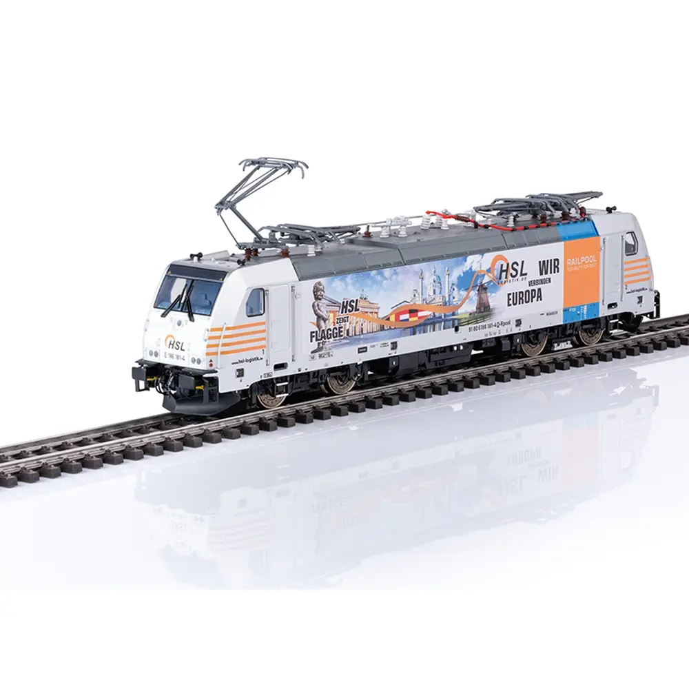 Locomotive électrique série 186 - TRIX T25803 - privée - HO 1/87 - Ep. VI - Digital sound - 2R