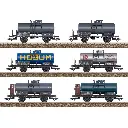 Coffret de wagons-citernes - Trix T24170 - privée - HO 1/87 - EP. III - 2R
