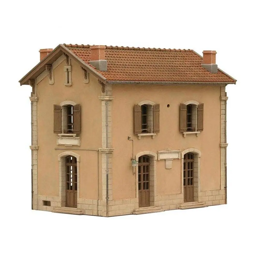Gare de Mauzens-Miremont France - Kit Résine - Non Peint - Artitec 10.227 - HO 1/87