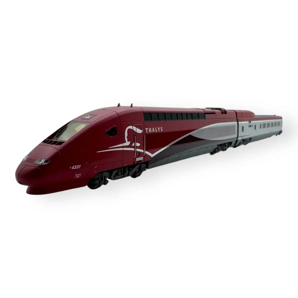 TGV complet Thalys PBKA + 23466 + 23467 + 23468 - Trix 22371 - HO 1/87 - SNCF - Ep VI - Analogique - 2R