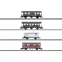 Coffret de wagons DB GmP - Minitrix 15002 - N 1/160 - DB - Ep III - 2R