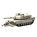 Char de combat - M1A1 avec système de lame de déminage - Trumpeter 07277 - 1/72