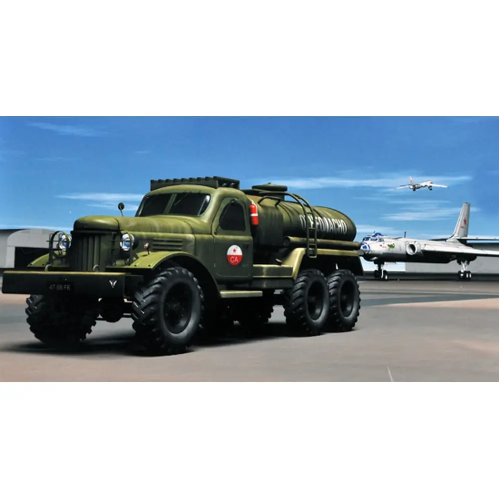 Camion de carburant soviétique - ZIL-157 - Trumpeter 01102 - 1/72