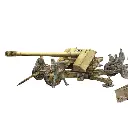 Canon Antichar Allemand - Pak44 128mm - Trumpeter 02317 - 1/35