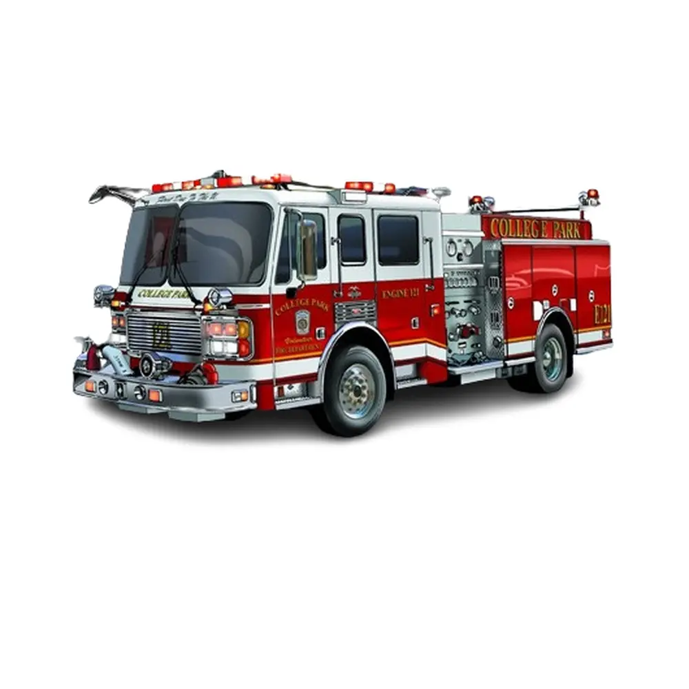 Pompe à Incendie Américaine "LAFRANCE EAGLE 2002" - Trumpeter 02506 - 1/25