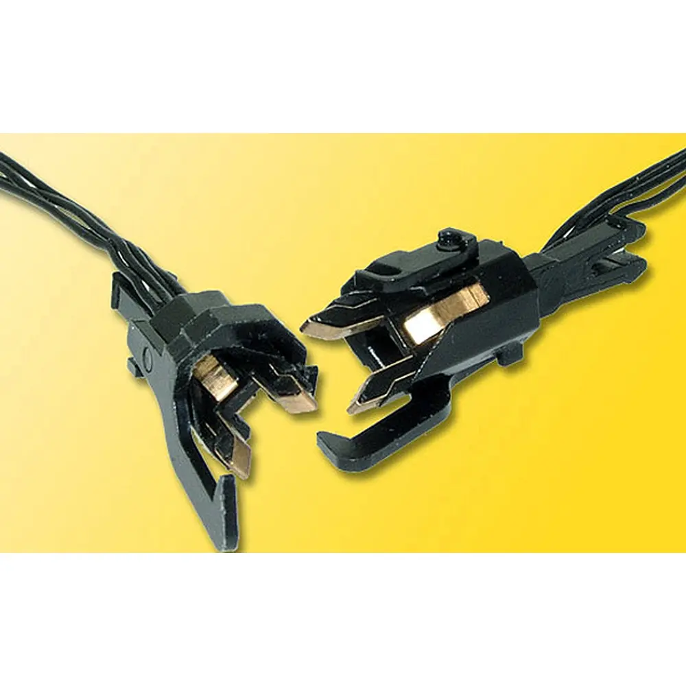 Lot de 2 Attelages Conducteurs à 4 Contacts - Viessmann 5071 - HO : 1/87