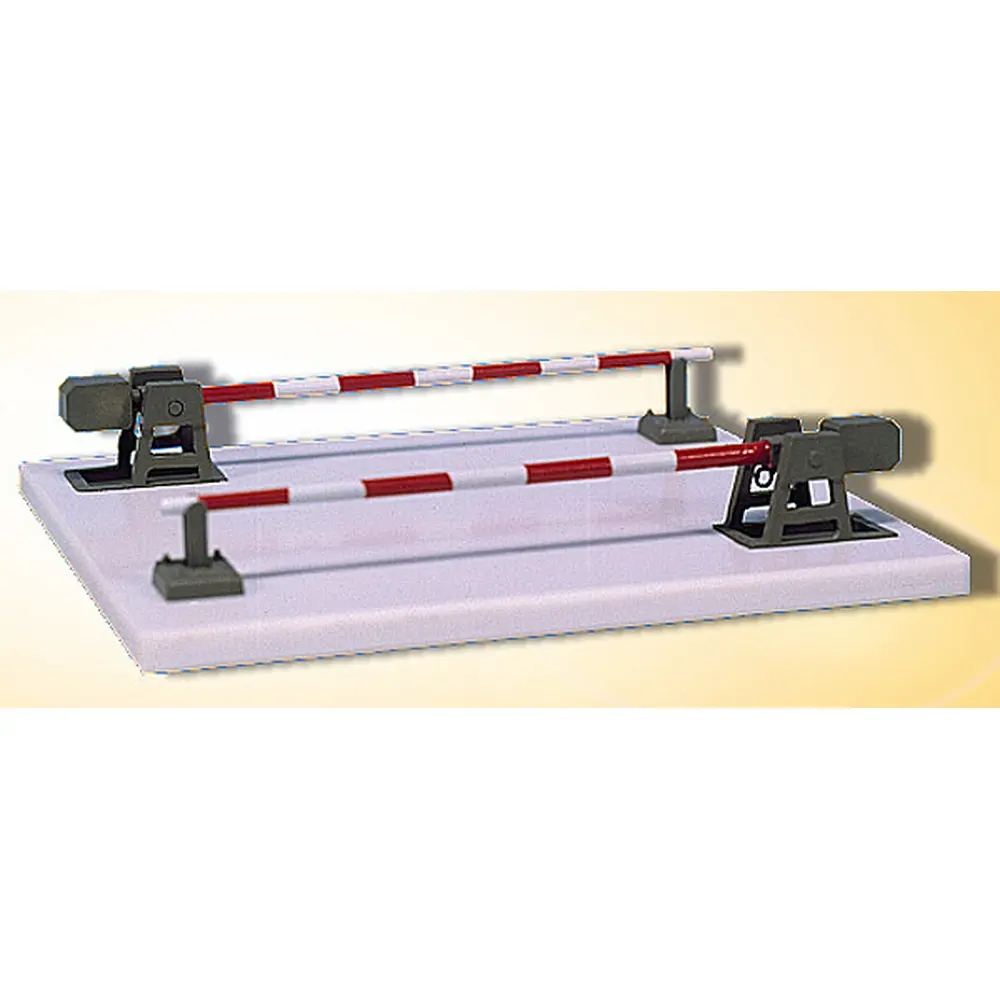 Passage à niveau avec barrières