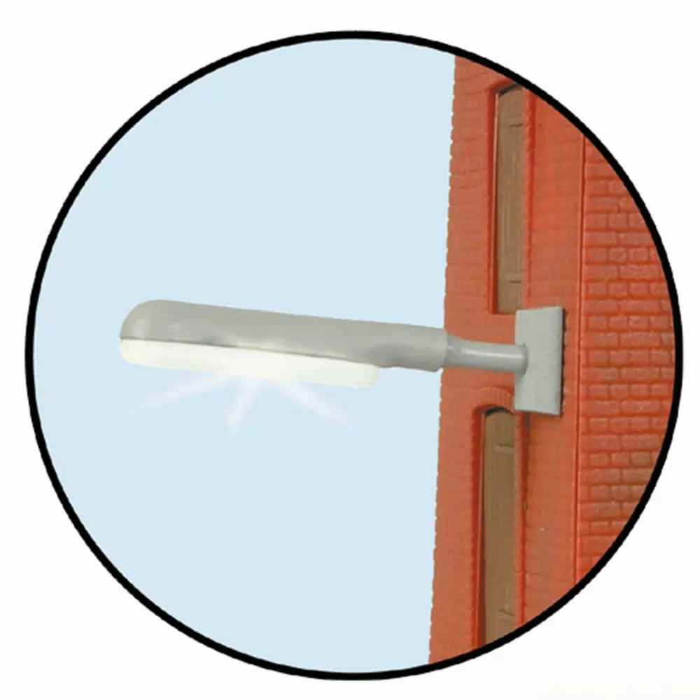 Lampadaire industriel, avec LED - Viessmann 6089 - HO 1/87