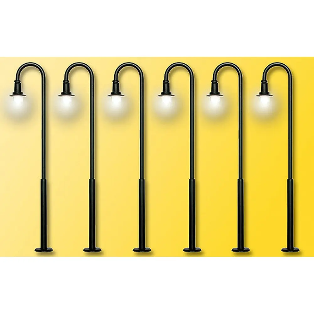 Lampadaire cintré