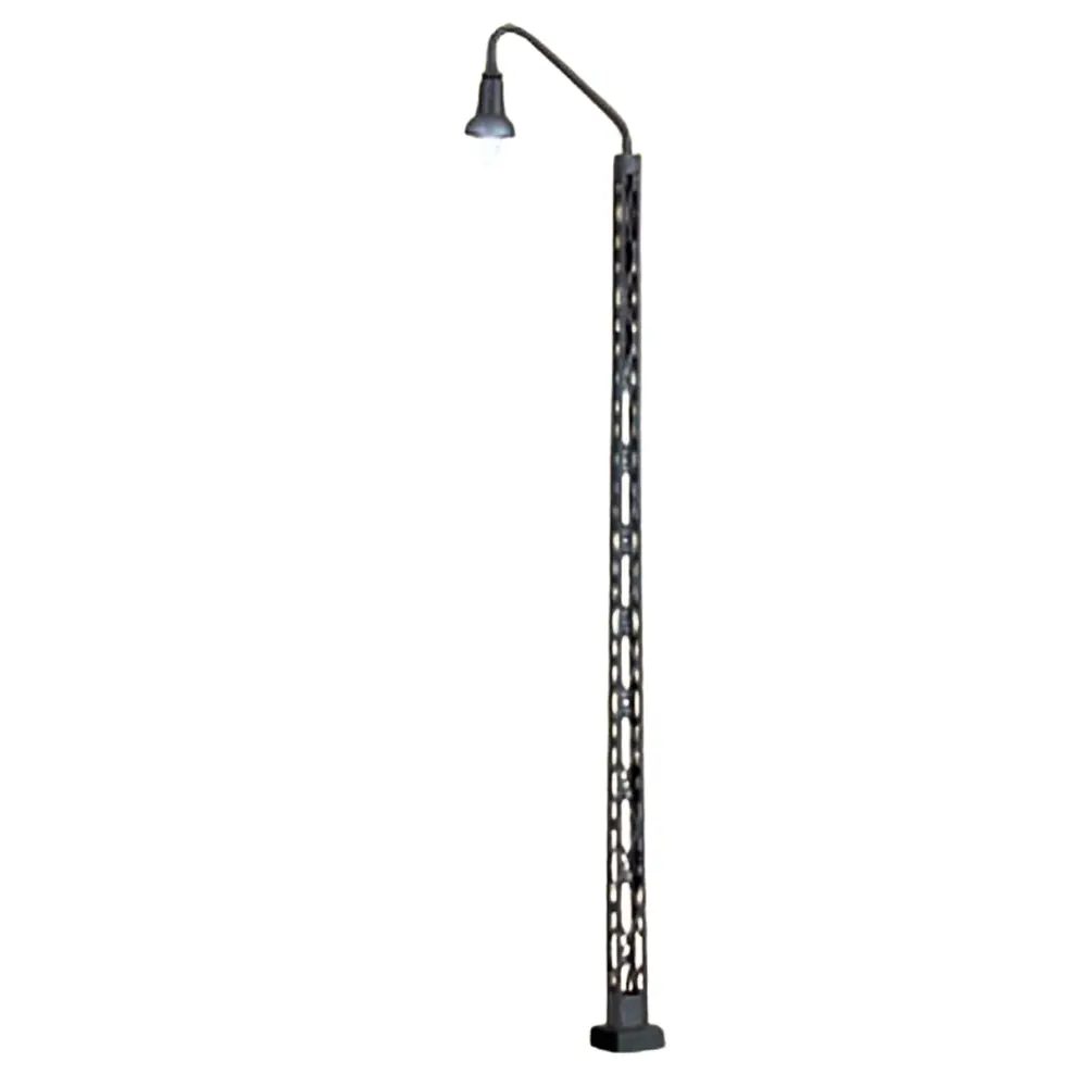 Lampe sur Mât en Treillis - LED - Hauteur 140mm - Viessmann 63851 - HO: 1/87