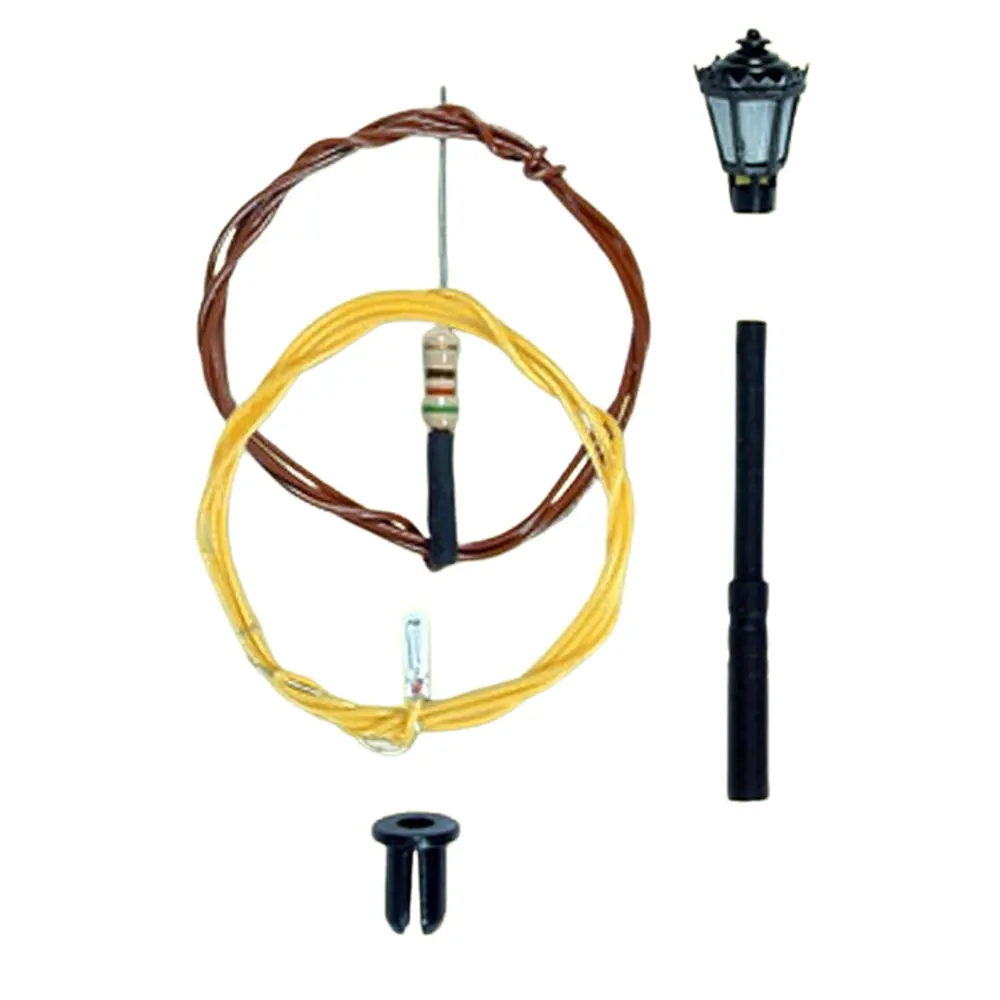 Réverbère de jardin public + ampoule - hauteur 33mm - Viessmann 6620 - N 1/160