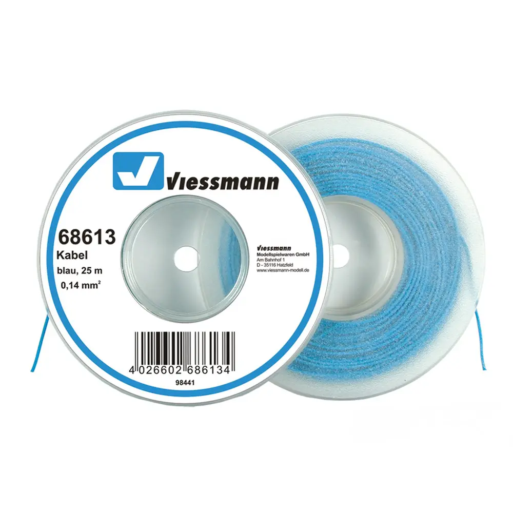 Fils section 0,14 mm², bleu, 25 m - Viessmann 68613
