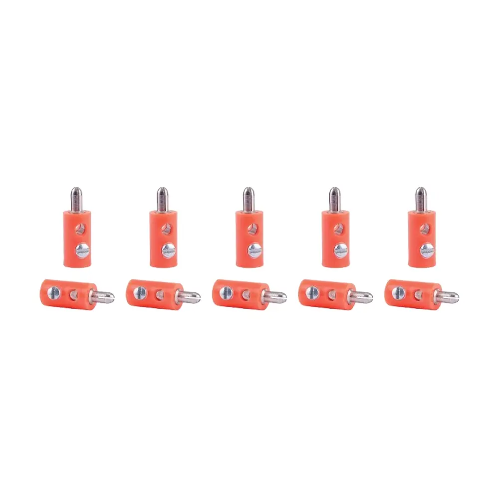Lot de 10 Bouchons Cruciforme - Orange - Viessmann 6875 - Toutes Echelles