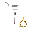 Réverbère courbé Viessmann 6722 LED blanc - HO 1/87 - hauteur 100 mm - EP III / VI