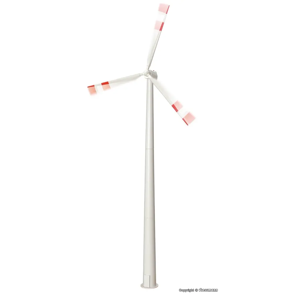 Éolienne à pales tournantes 580 mm avec LED - VIESMMANN 1370 - HO 1/87