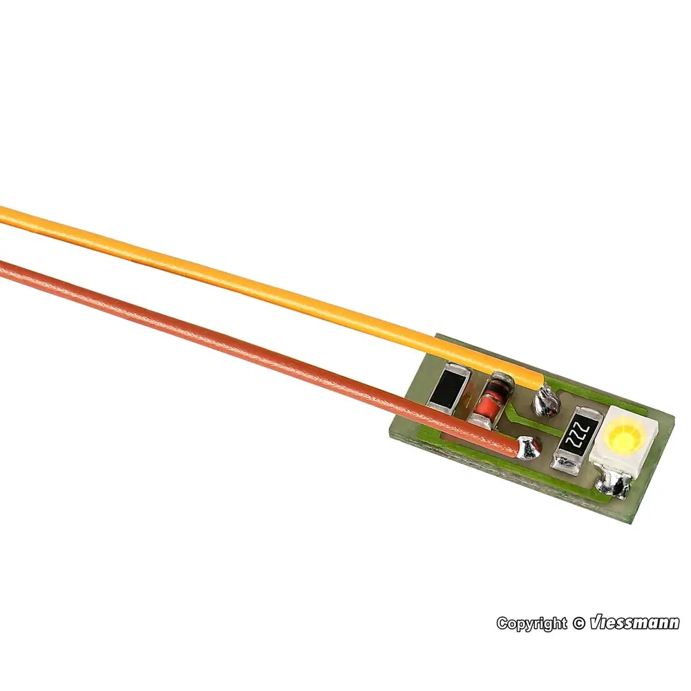 Lot de 10 LED jaune pour éclairage maison VIESSMANN 6007 - Toutes échelles