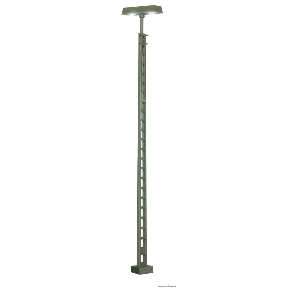 Feu type mât en treillis, double éclairage LED Viessmann 63631 - HO 1/87