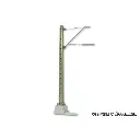 Mât ligne avec bras d'extension VIESSMANN 4110 - HO 1/87