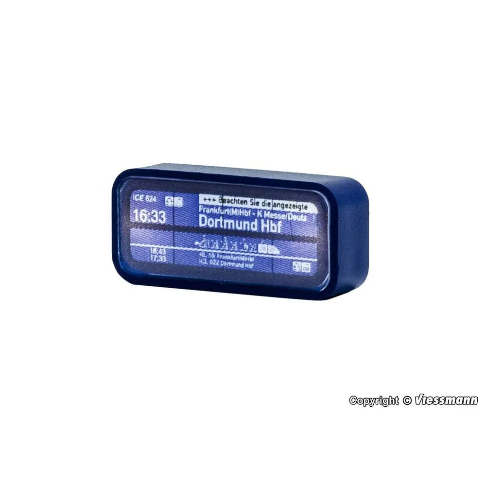 Panneau indication de destination éclairage LED VIESSMANN 1398 HO 1/87 - EP V VI