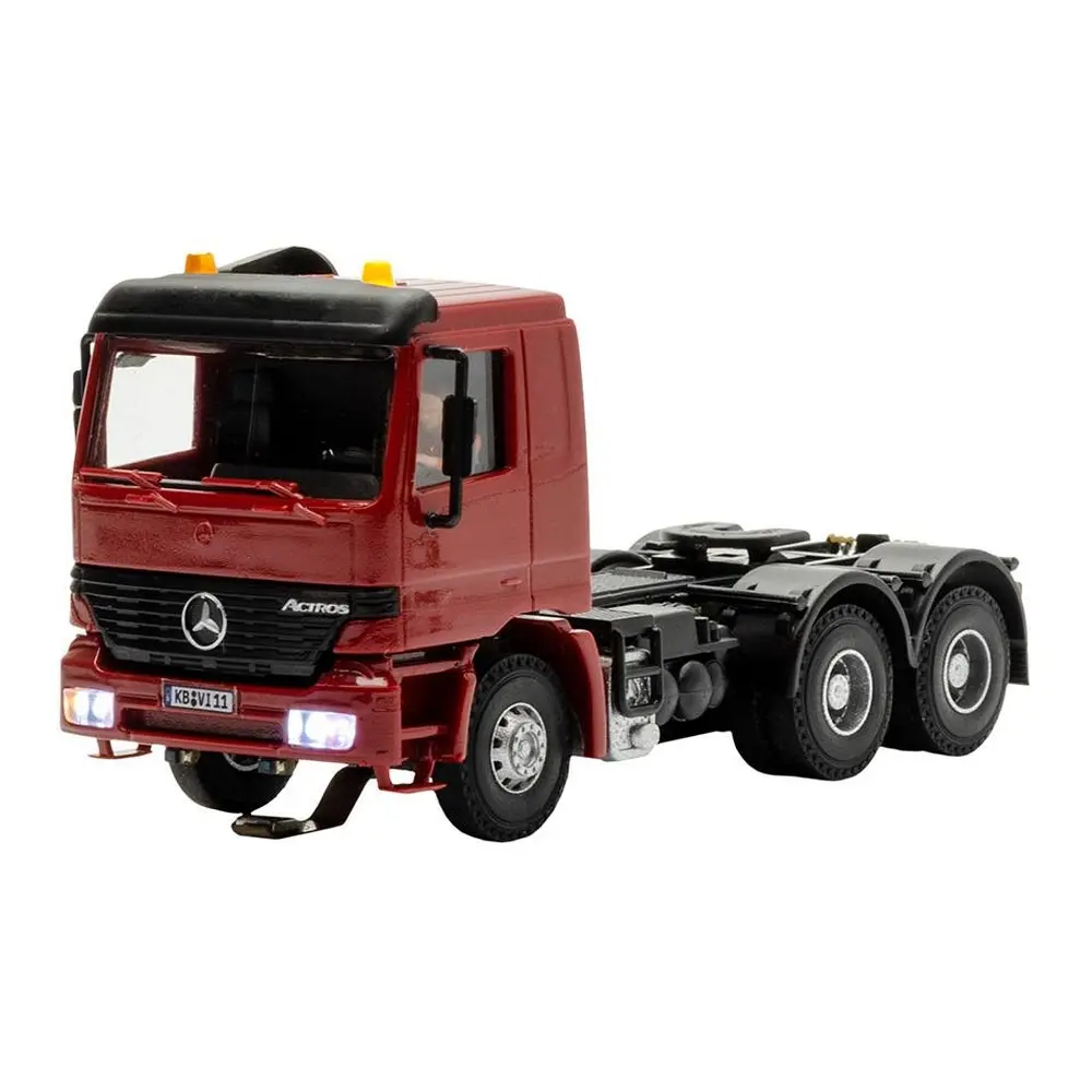 Camion motorisé Mercedes-Benz ACTROS Viessmann 8011 - HO 1/87 - livrée rouge
