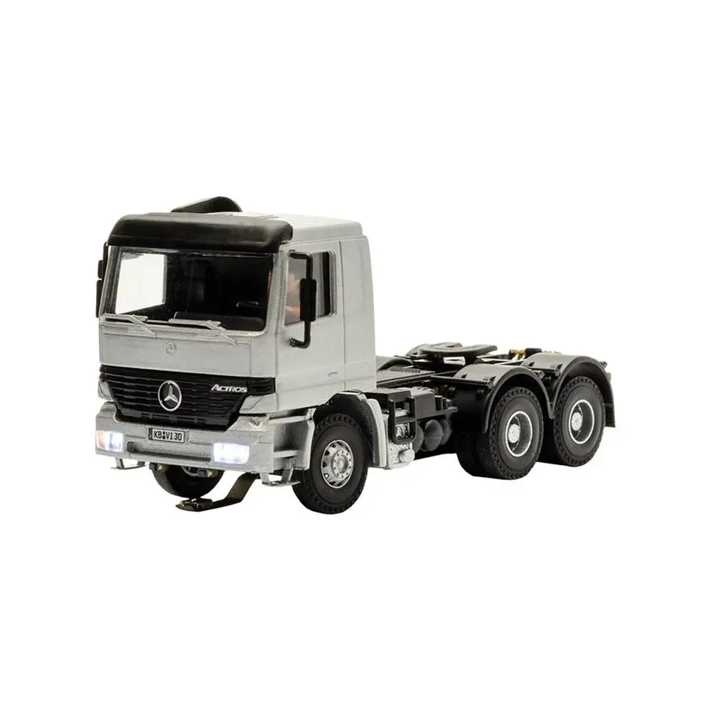 Camion motorisé Mercedes-Benz ACTROS Viessmann 8030 - HO 1/87 - livrée grise