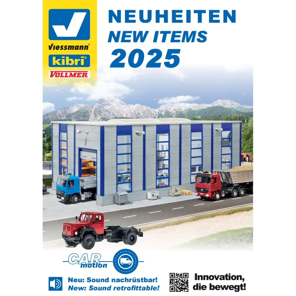 Dépliants nouveautés 2025 - Viessmann Kibri Vollmer 8992 - 12 pages