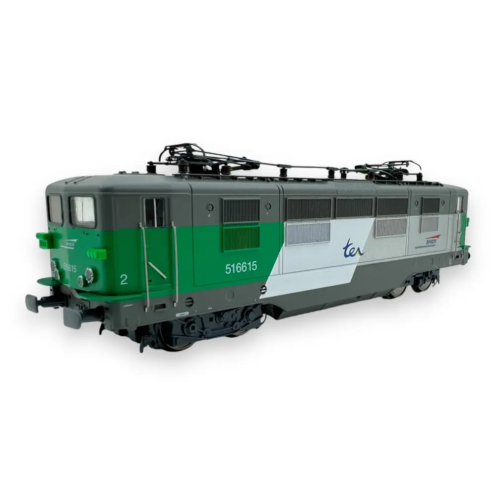 Locomotive électrique BB 516615 livrée FRET TER avec logo casquette - ViTrains 2224 - HO 1/87 - SNCF - Ep V - Analogique - 2R