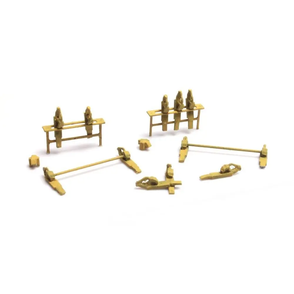 Support de Cale Roue de Chemin de Fer - Artitec 387.397 - HO 1/87