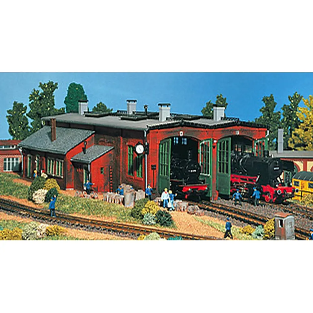Remise à locomotives - VOLLMER 45752 - HO 1/87