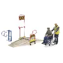 Rampe pour Fauteuil Roulant et 2 figurines - Artitec 387.447 - HO 1/87