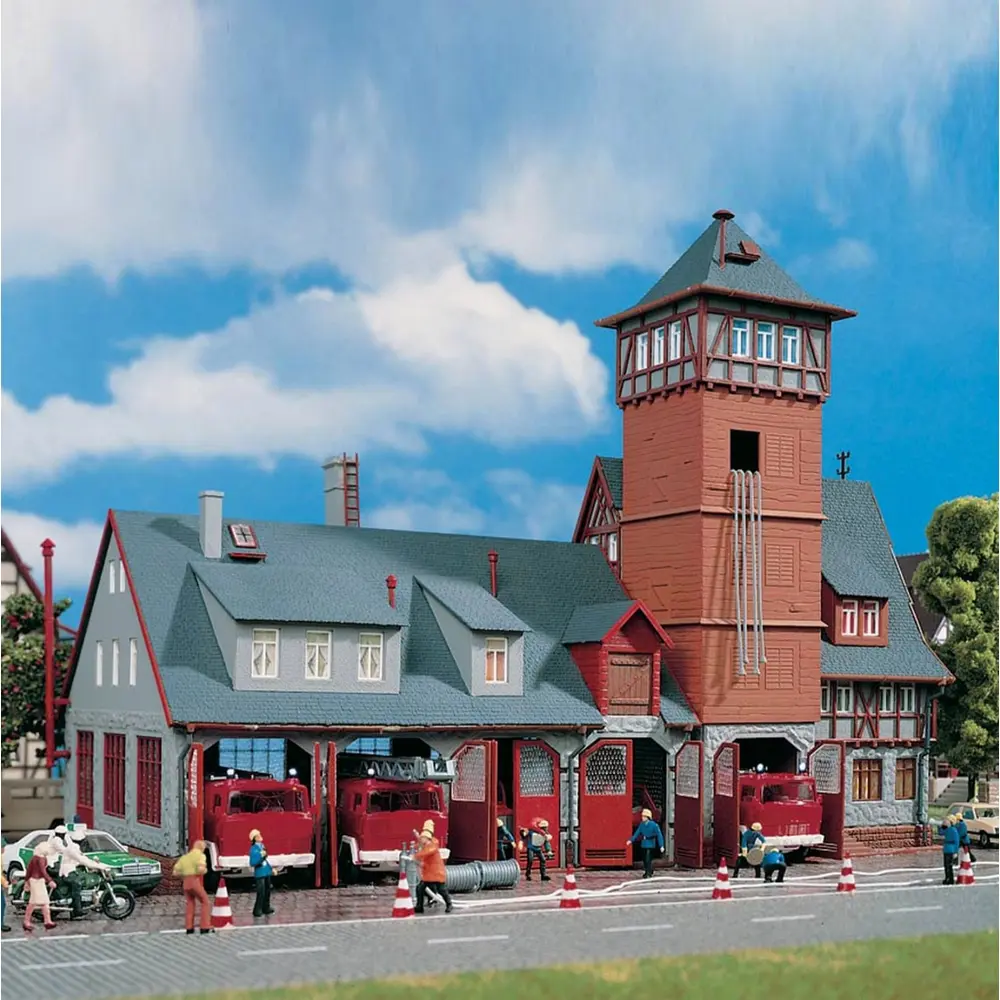 Caserne de pompiers - Vollmer 43767 - HO 1/87