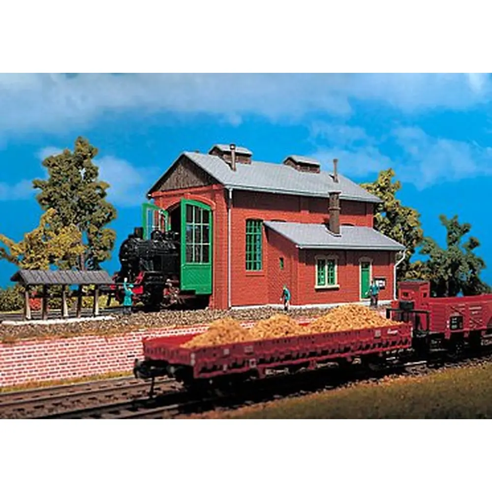Remise à locomotives - VOLLMER 49110 - HO 1/87