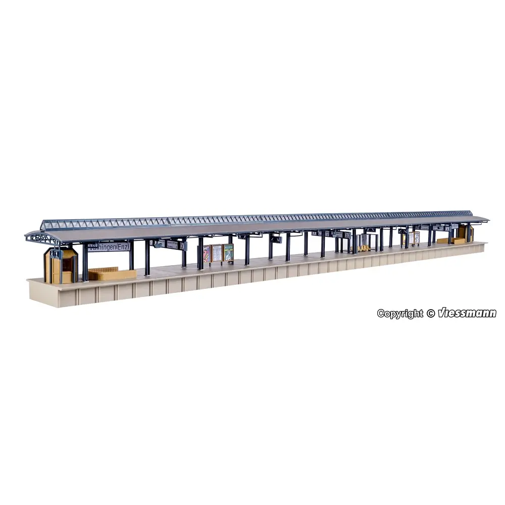 Quai couvert - VOLLMER 43541 - HO 1/87