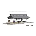 Quai couvert - VOLLMER 43545 - HO 1/87