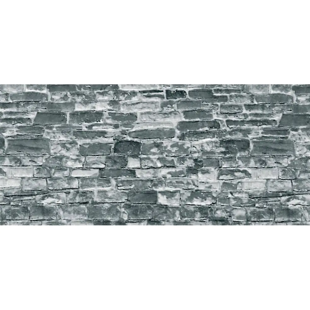 Plaque cartonnée Vollmer 46055 - HO : 1/87 - Mur pierre naturelle
