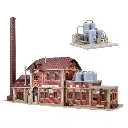 Usine "Aktien-Brauerei" avec chaufferie intérieur - Vollmer 45609 - HO : 1/87