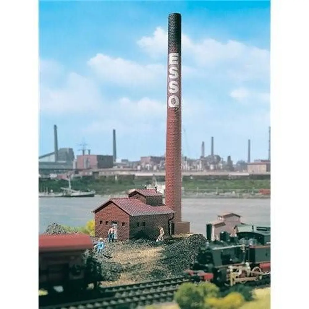 Cheminée en briques - HO 1/87 - Vollmer 46017