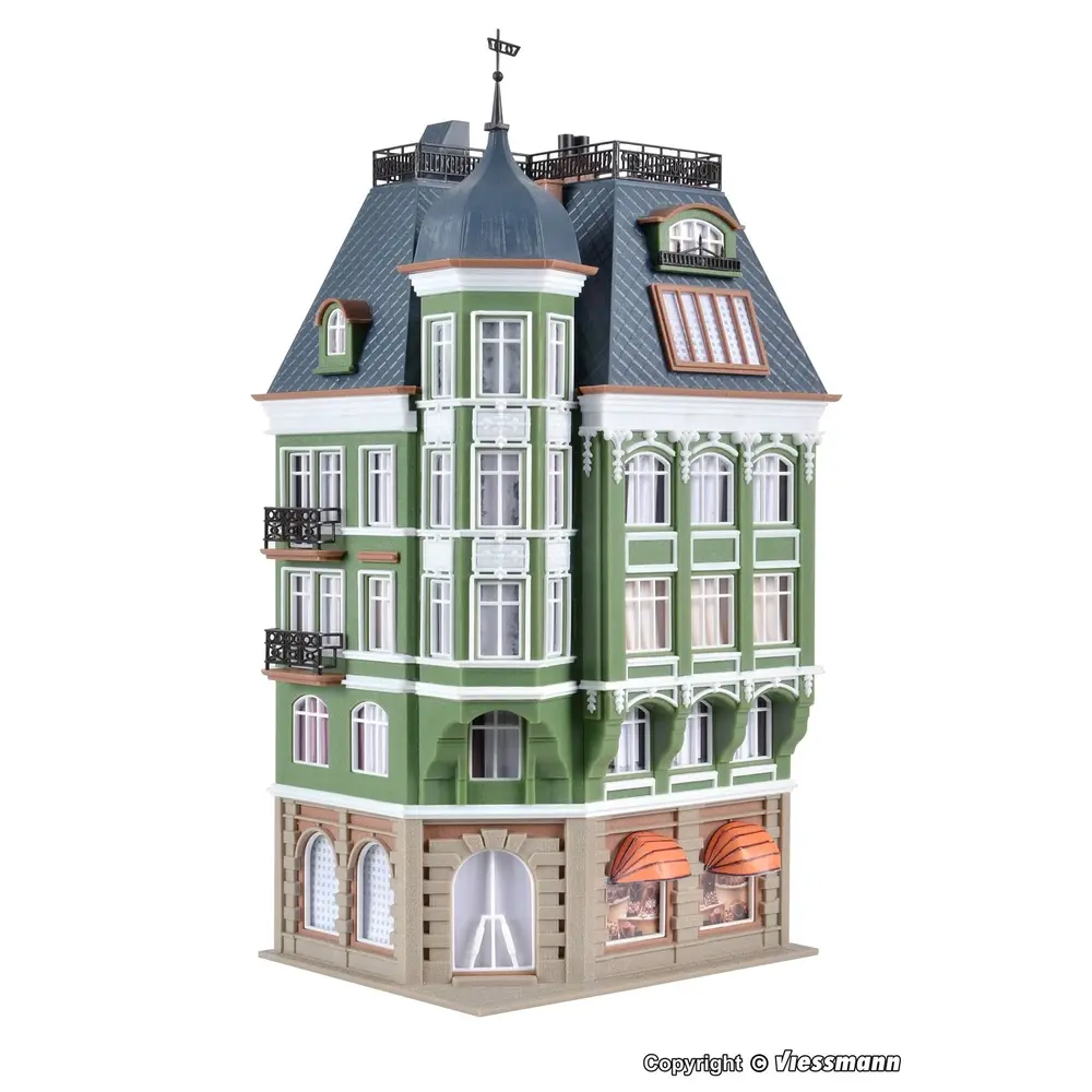 Banque maison à plusieurs étages - VOLLMER 43771 - HO 1/87