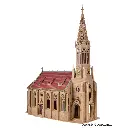 Église de la ville de Stuttgart-Berg - VOLLMER 43739 - HO 1/87