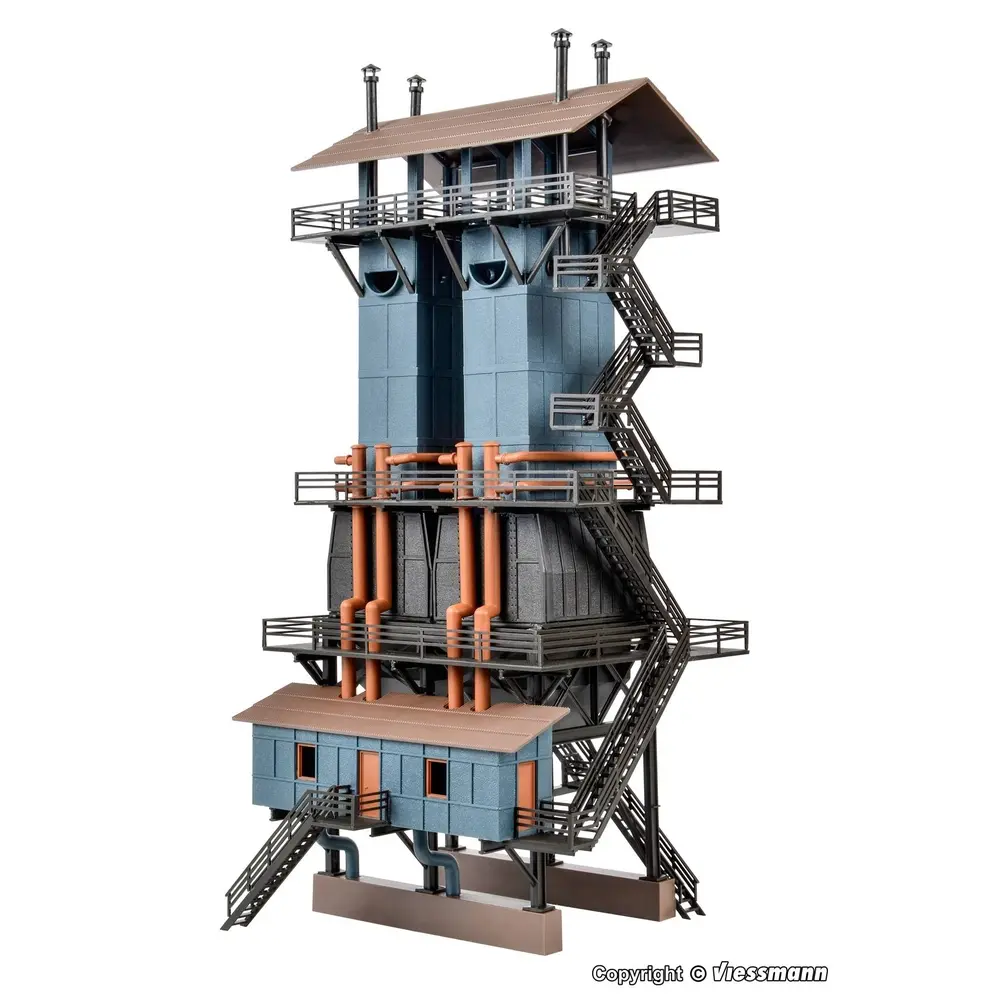 Raffinerie de Chaux avec passage pour locomotives - VOLLMER 45725 - HO 1/87