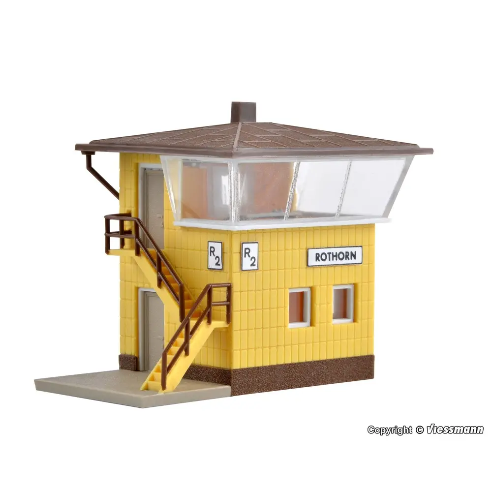 Poste d'aiguillage Rothorn VOLLMER 47600 - N 1/160 - 47 x 68 x 55 mm