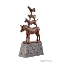 Statue des musiciens de Brême "1953" - Vollmer 48287 - HO : 1/87