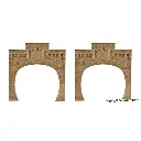 Lot 2 portails de tunnel pour double voie + fixation - VOLLMER 42503 147x8x149mm