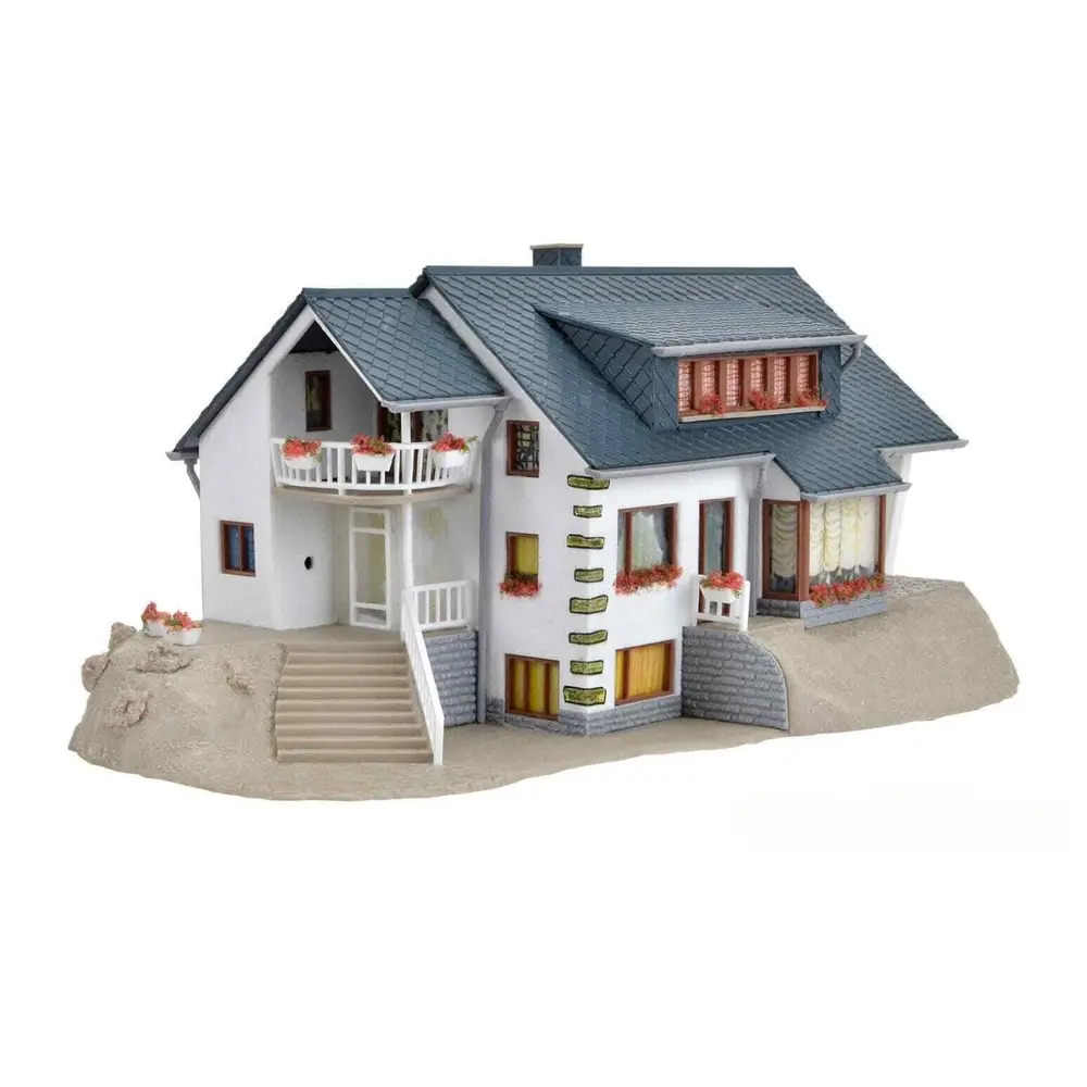 Maquette Maison au bord du lac - Vollmer 43711 - HO 1/87