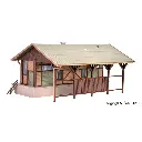 Hangar à marchandises - Vollmer 45700 - HO 1/87 - 260 x 160 x 110 mm