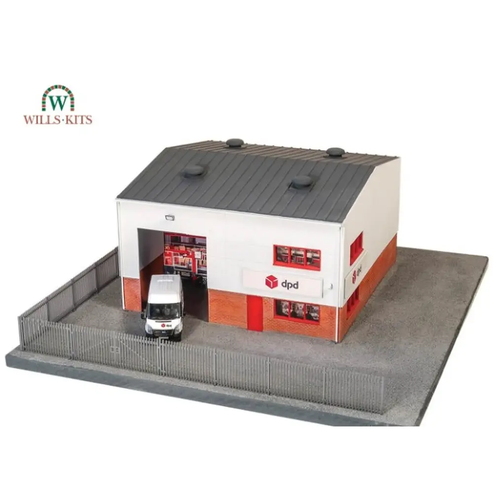 Entrepôt de distribution de colis DPD - Wills-Kits SSM322 - 1/76