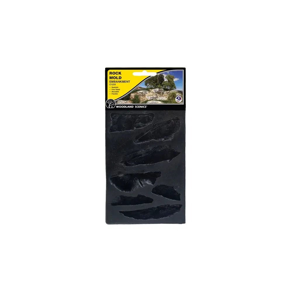 Moule pour rochers - Woodland Scenics C1233 - Toutes échelles
