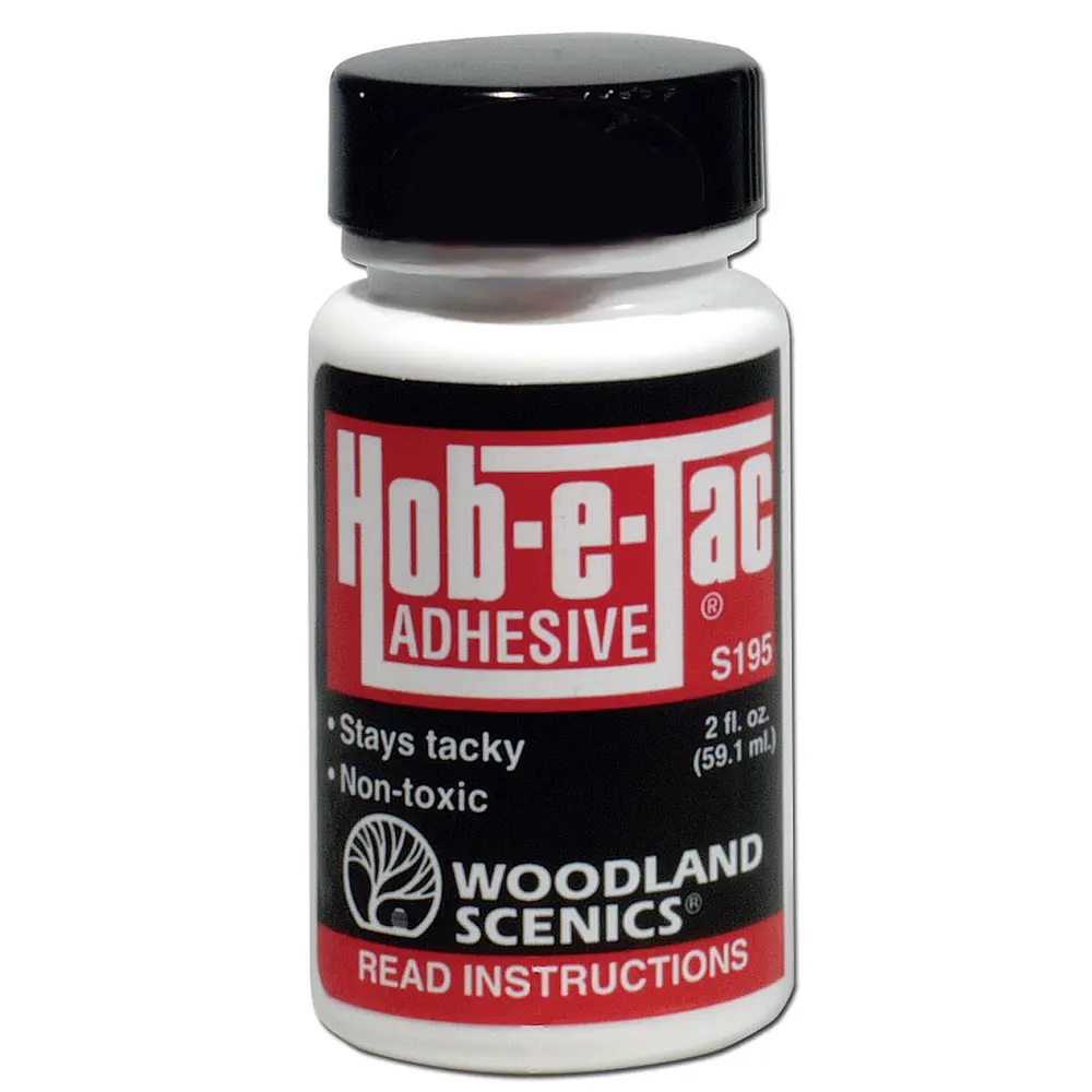 Colle E-TAC - Woodland Scenic S195 - Universelle - 59,1 mL - Blanc